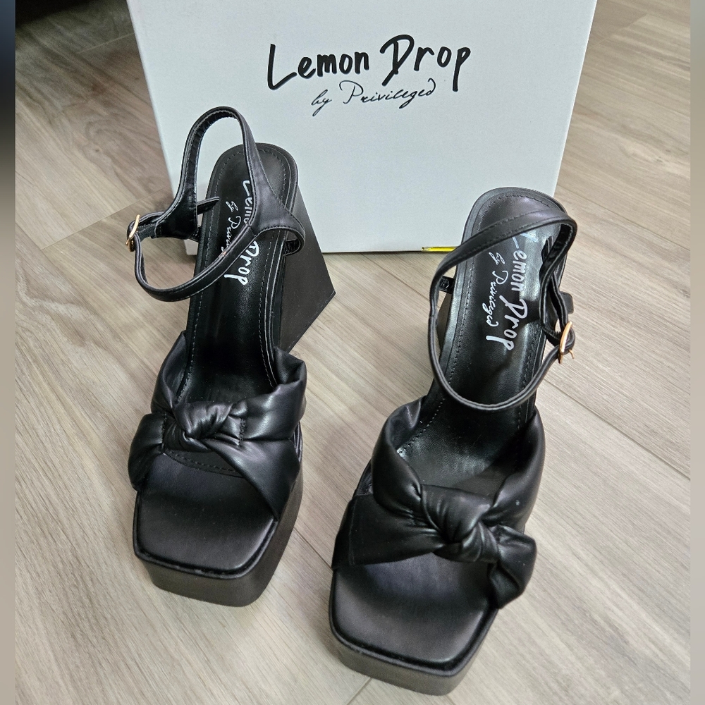 Lemon Drop By Privileged Hiner Platform Heels - Picture 2 of 11